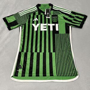 Austin FC Jersey Mens Medium Green Home Kit adidas Authentic MLS Soccer ATX